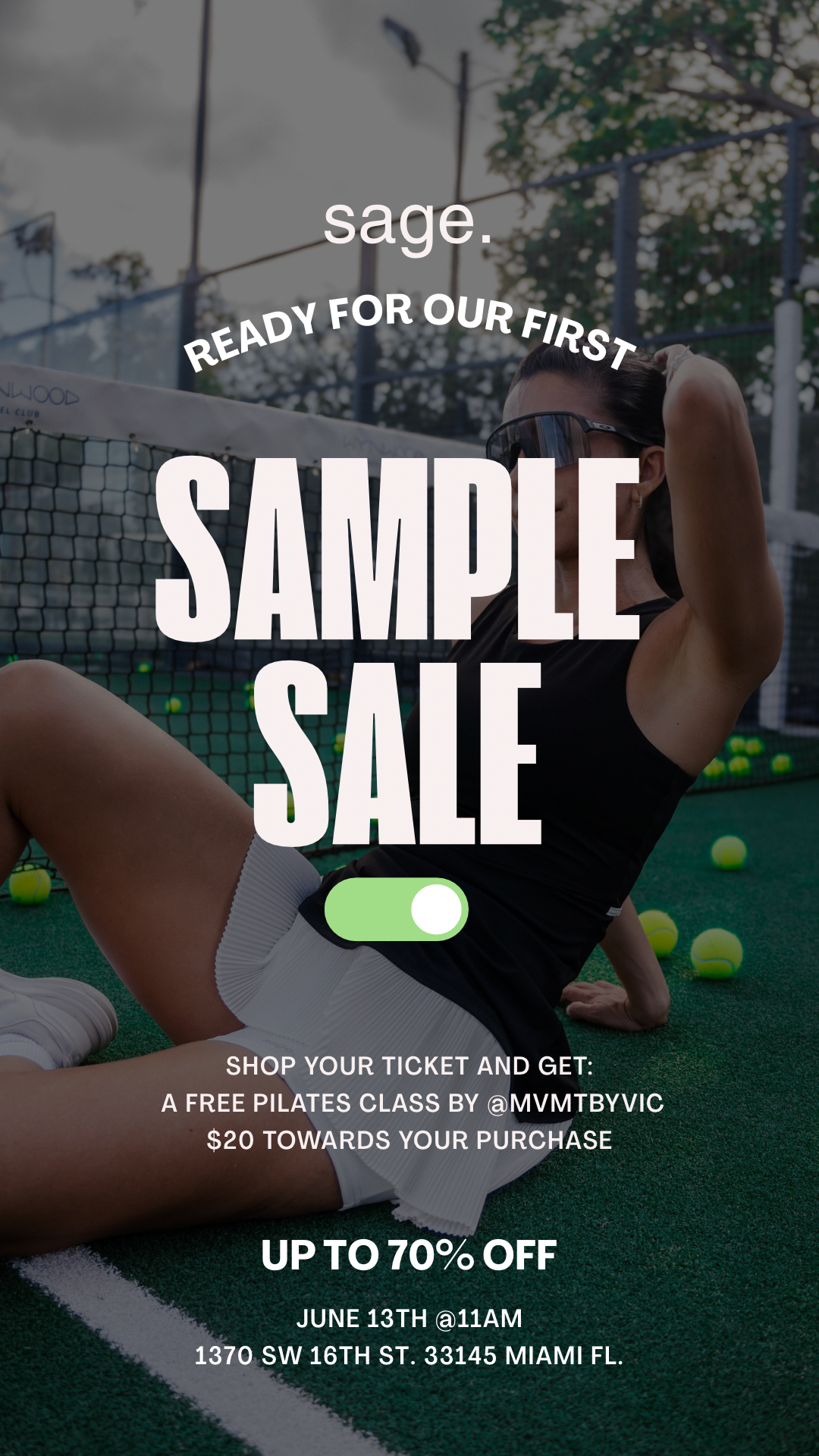 Sample Sale Ticket